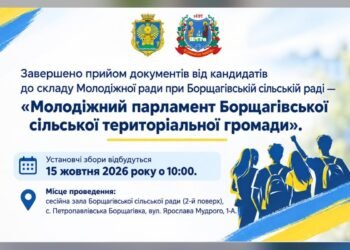 15 жовтня відбудуться збори Молодіжного парламенту Борщагівської громади